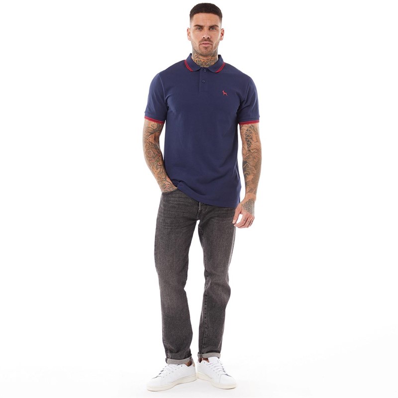 Bewley & Ritch Mens Upwood Polo Navy