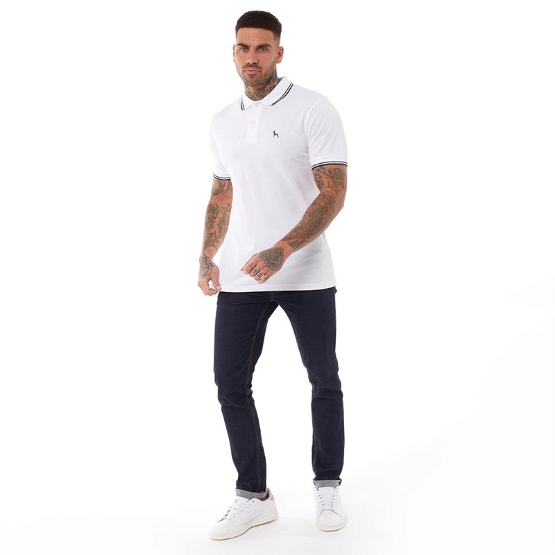 Bewley & Ritch Mens Upwood Polo White