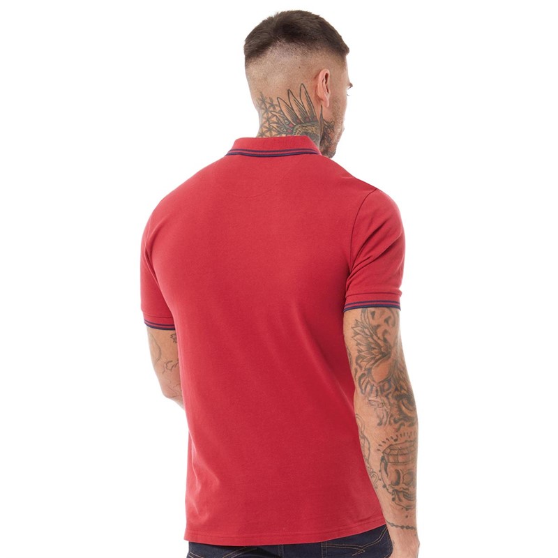 Bewley & Ritch Mens Upwood Polo Red