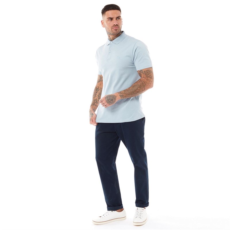 Bewley & Ritch Mens Nandor Polo Light Blue