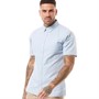 Bewley & Ritch Mens Balton Short Sleeve Shirt Light Blue