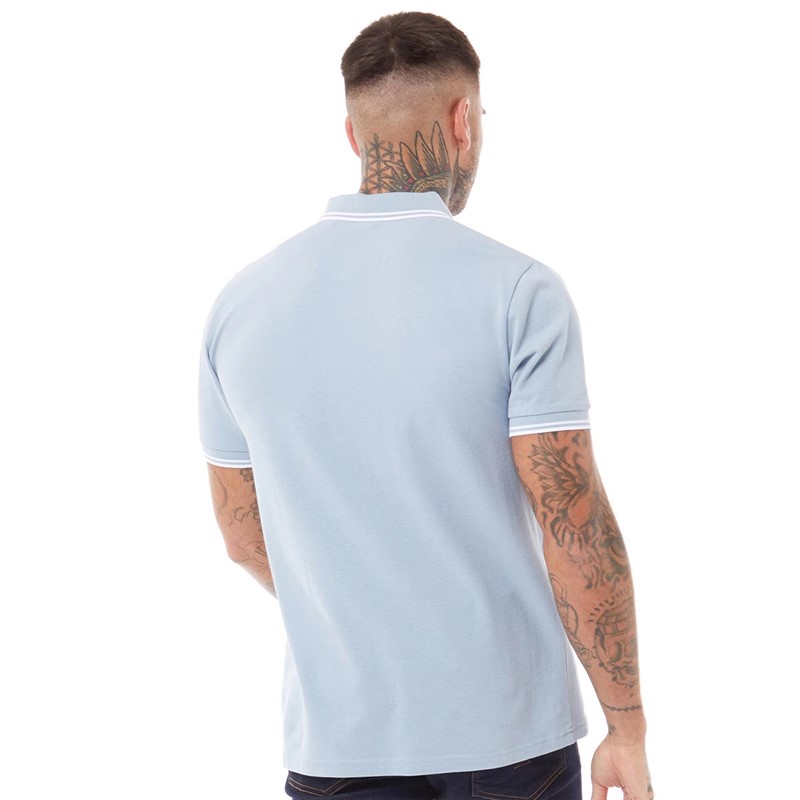Bewley & Ritch Mens Upwood Polo Light Blue