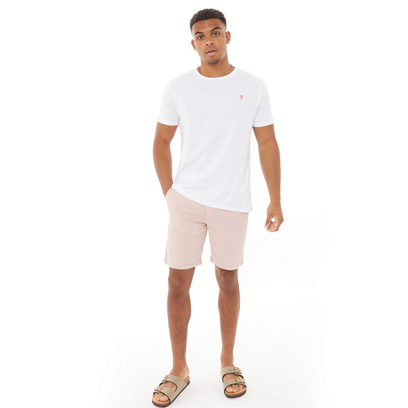 Bewley & Ritch Mens Chino Shorts Light Pink