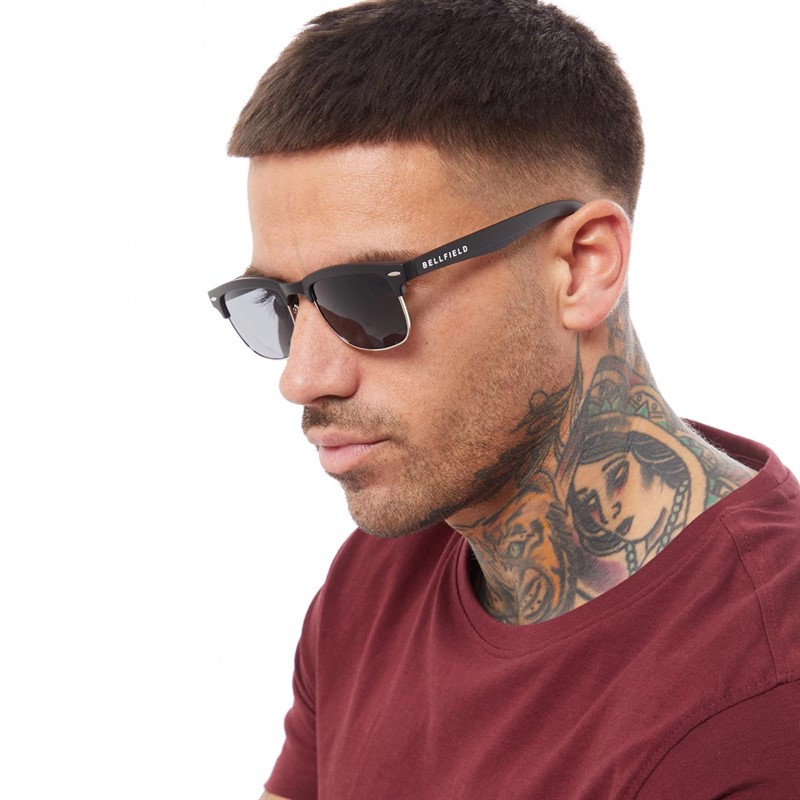 Buy Bellfield Mens Sunglasses Black