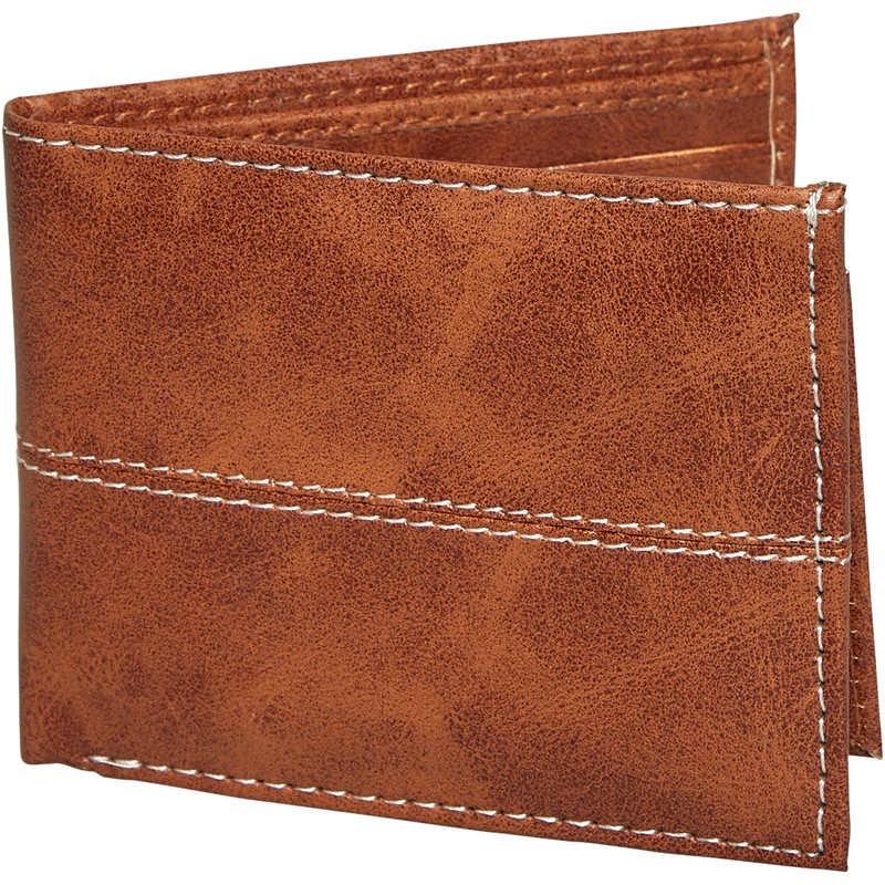 Bellfield Mens PU Leather Wallet Tan