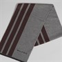Bellfield Mens Soft Touch Scarf Charcoal/Burgundy
