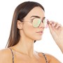 Bellfield Dames Aviator Zonnebril Rose Goud
