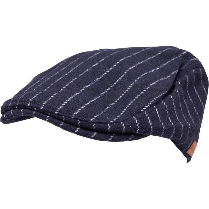 Buy Bellfield Mens Flat Cap Navy