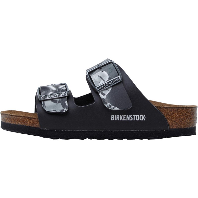 Buy Birkenstock Infant Boys Arizona BirkoFlor Narrow Fit Sandals Kylo Ren Black