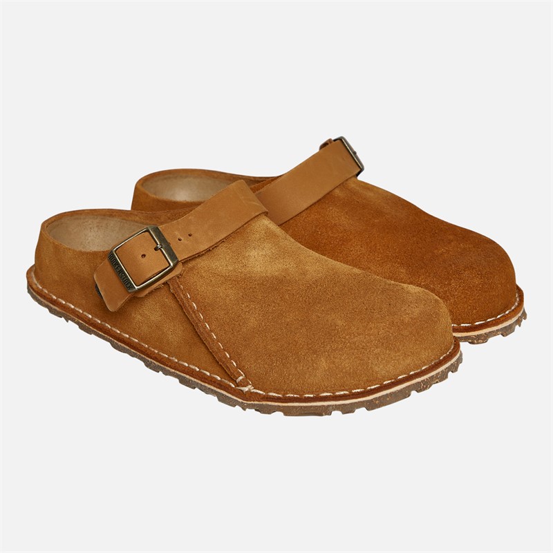 Birkenstock Lutry Premium Ankle Strap Clogs Mink