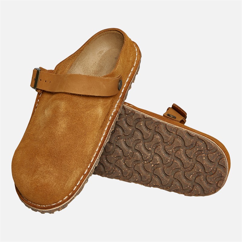 Birkenstock Lutry Premium Ankle Strap Clogs Mink