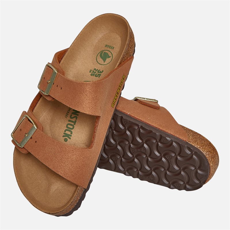 Birkenstock Womens Arizona Dual Strap Sandals Soft Pecan