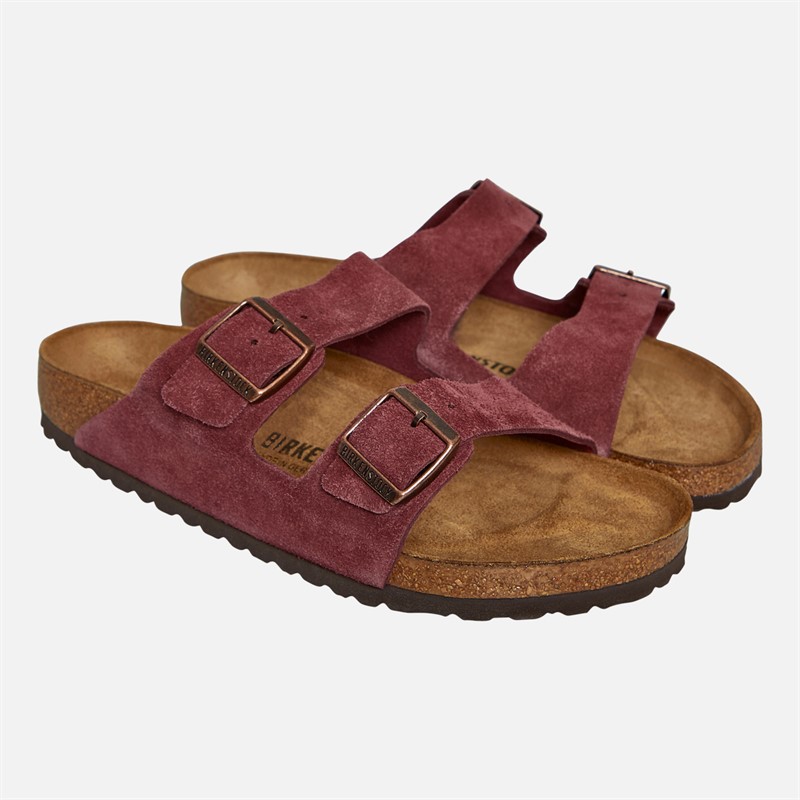 Birkenstock Mens Arizona Dual Strap Sandals Zinfandel