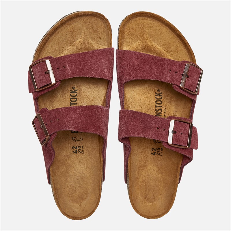 Birkenstock Mens Arizona Dual Strap Sandals Zinfandel