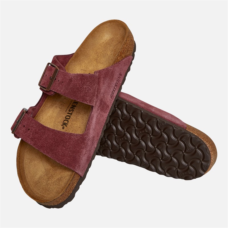 Birkenstock Mens Arizona Dual Strap Sandals Zinfandel