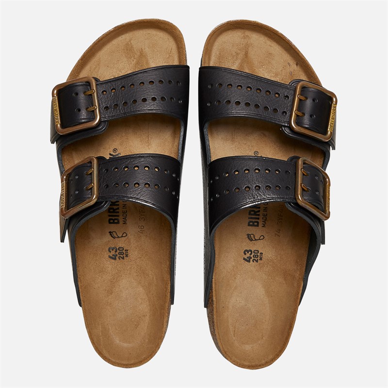 Birkenstock Mens Arizona Dual Strap Sandals Urban Uniform Black