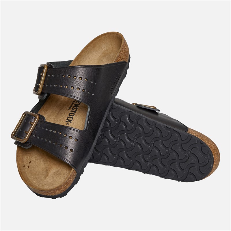 Birkenstock Mens Arizona Dual Strap Sandals Urban Uniform Black
