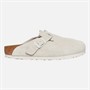 Birkenstock Boston Clogs Antique White