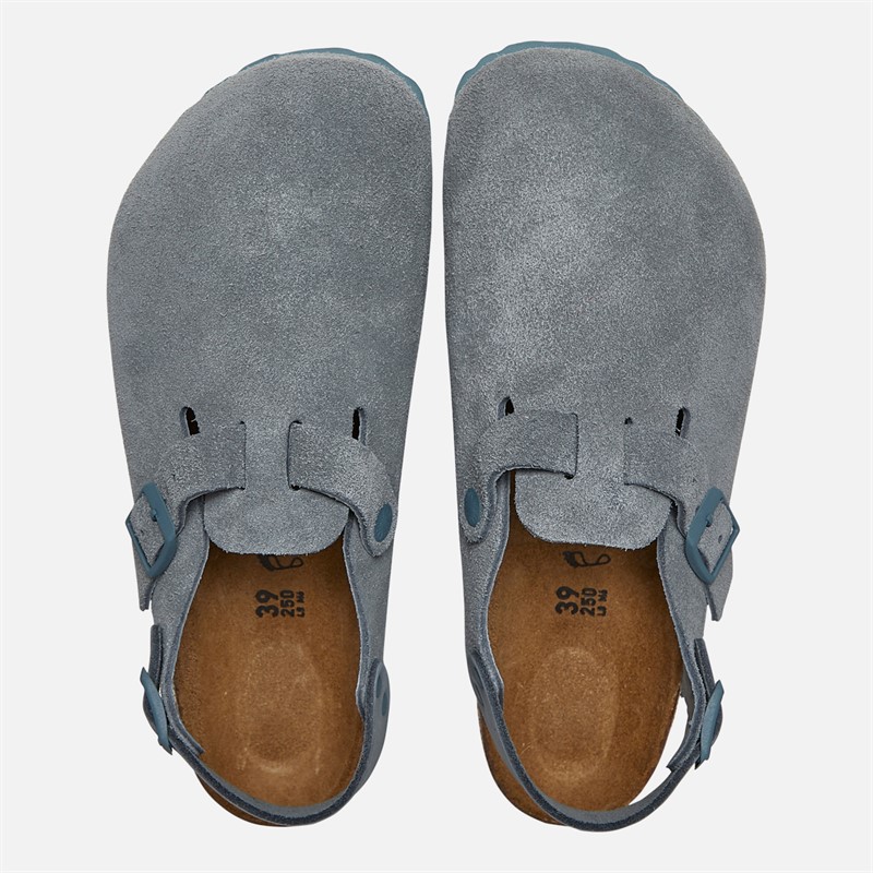 Birkenstock Tokio Ankle Strap Clogs Basalt Gray