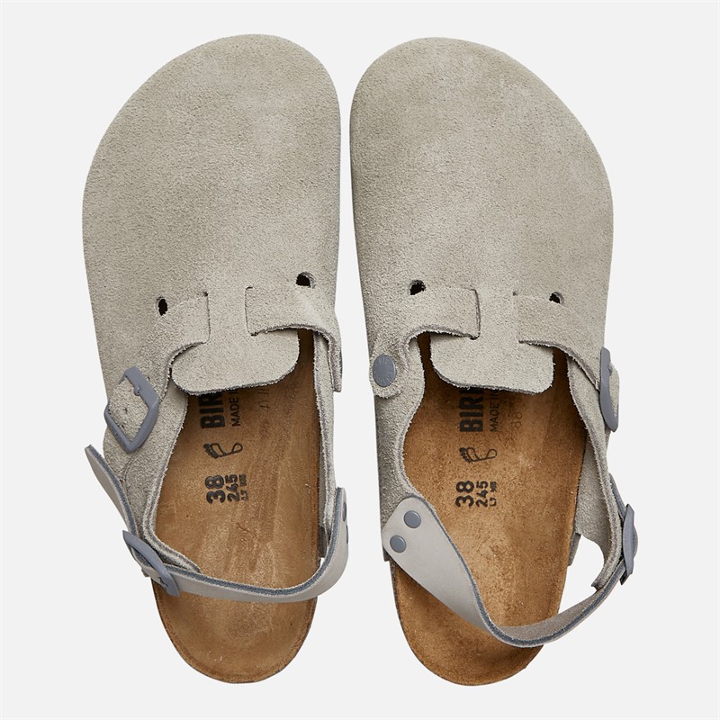 Birkenstock Tokio Ankle Strap Clogs Stone Coin