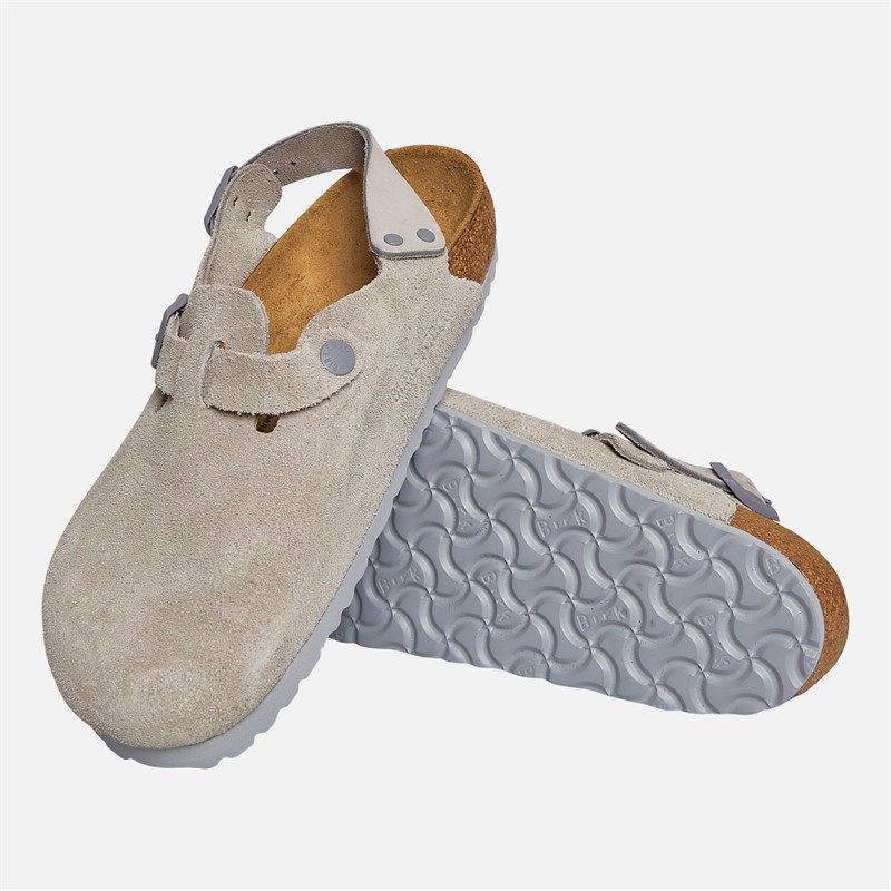 Birkenstock Tokio Ankle Strap Clogs Stone Coin