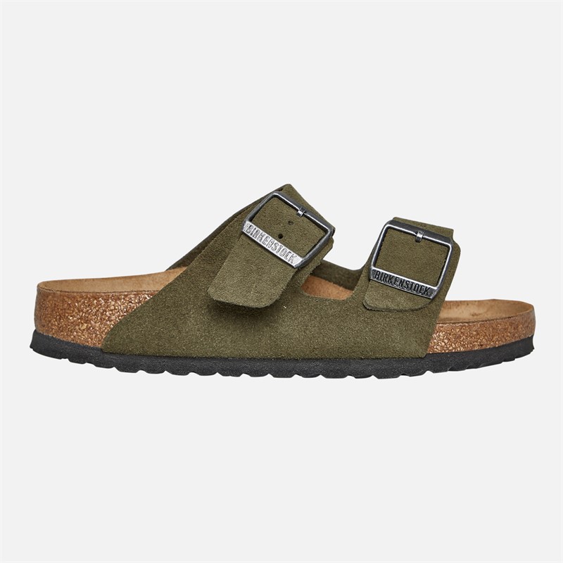 Birkenstock Womens Arizona Dual Strap Sandals Thyme