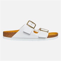 Birkenstock Womens Arizona Dual Strap Sandals White