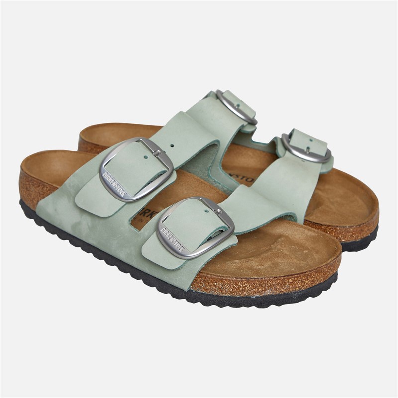 Birkenstock Womens Arizona Big Buckle Dual Strap Sandals Pure Sage