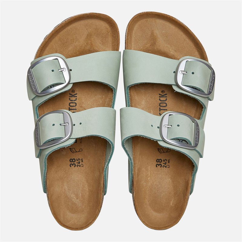 Birkenstock Womens Arizona Big Buckle Dual Strap Sandals Pure Sage