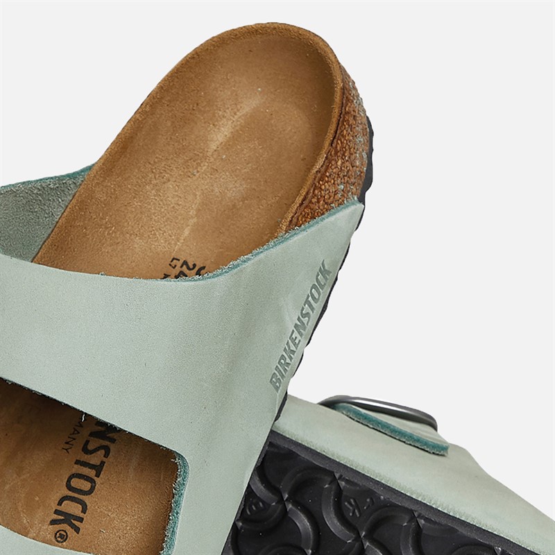 Birkenstock Womens Arizona Big Buckle Dual Strap Sandals Pure Sage