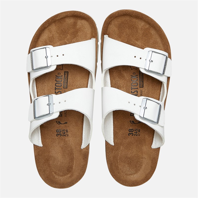 Birkenstock Womens Bilbao Dual Strap Sandals White