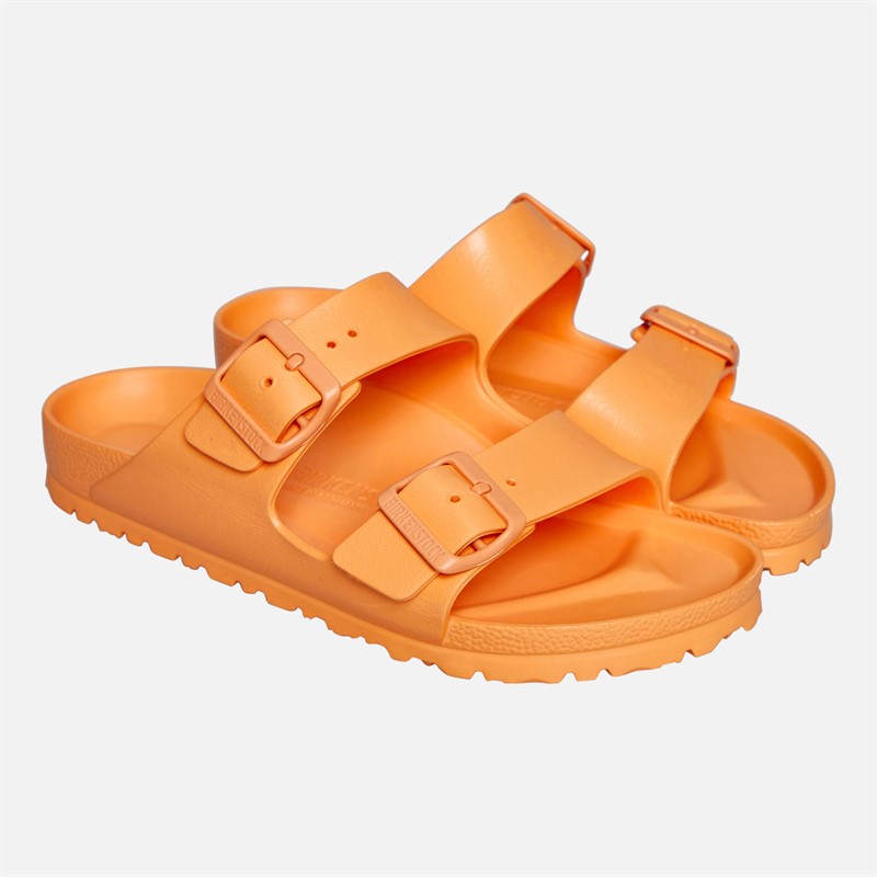 Birkenstock Womens Arizona Dual Strap Sandals Papaya