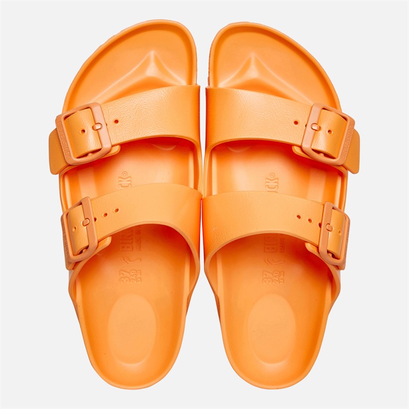 Birkenstock Womens Arizona Dual Strap Sandals Papaya