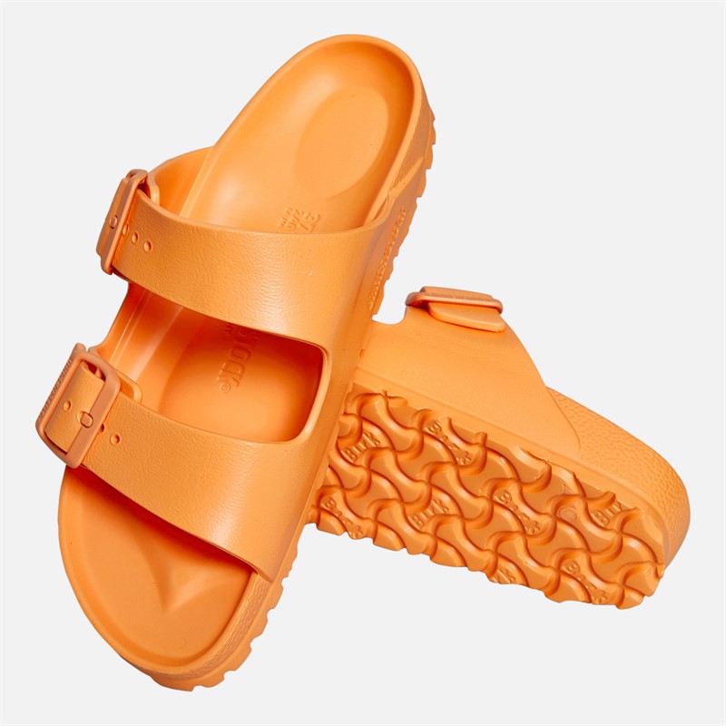 Birkenstock Womens Arizona Dual Strap Sandals Papaya