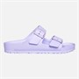 Birkenstock Womens Arizona Dual Strap Sandals Purple Fog