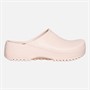 Birkenstock Womens Super Birki PU Clogs Light Rose