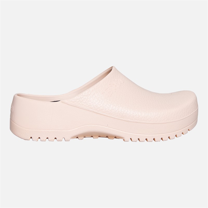 Birkenstock Womens Super Birki PU Clogs Light Rose