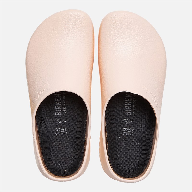 Birkenstock Womens Super Birki PU Clogs Light Rose