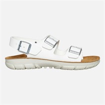 Birkenstock Womens Kano Ankle Strap Sandals White