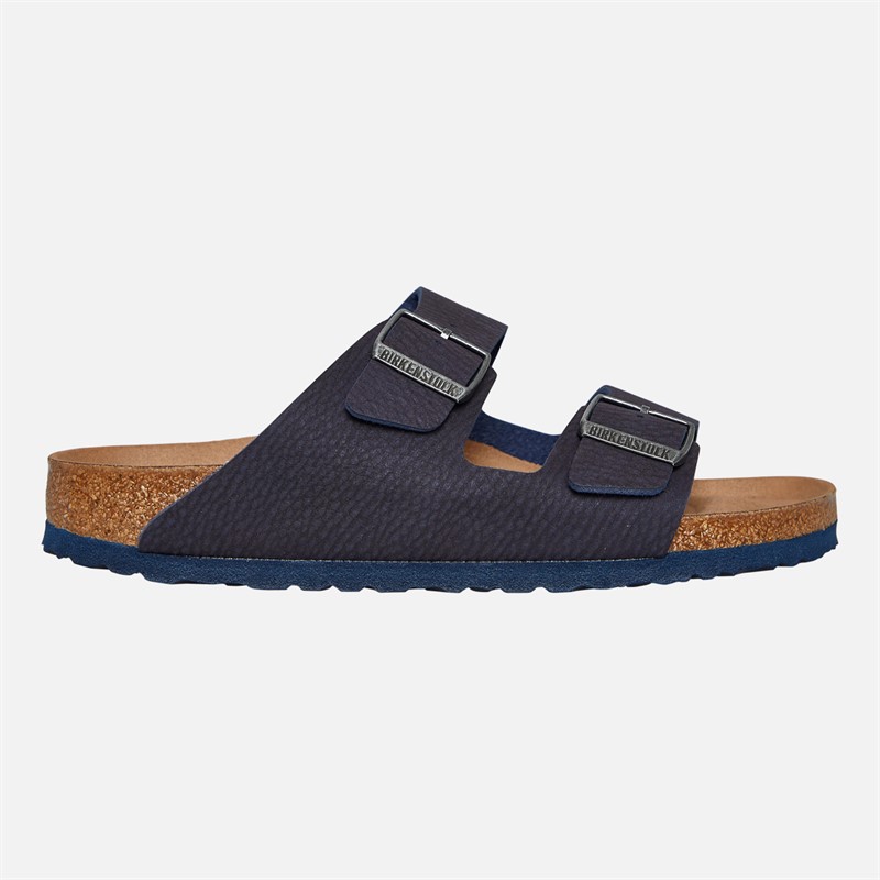 Birkenstock Mens Arizona Dual Strap Sandals Indigo Blue - Size 40