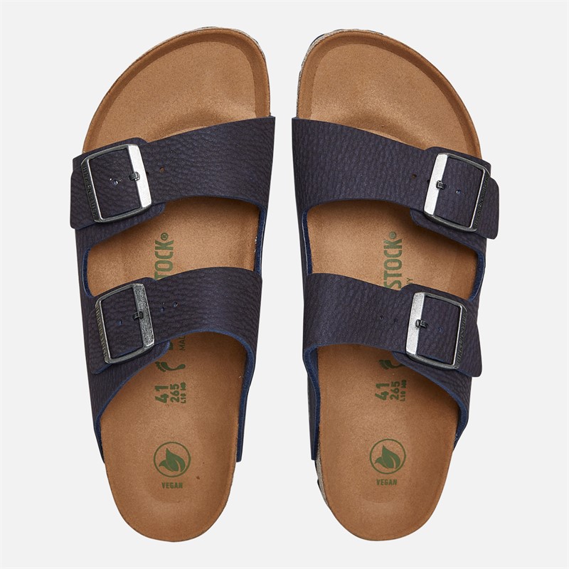 Birkenstock Mens Arizona Dual Strap Sandals Indigo Blue