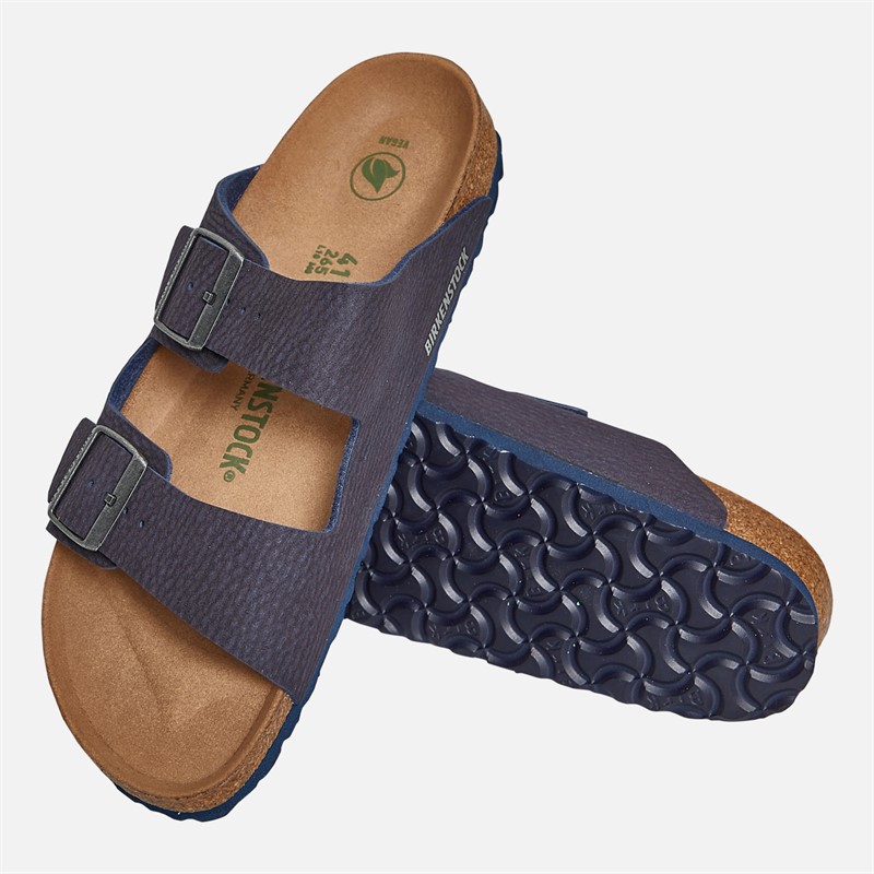 Birkenstock Mens Arizona Dual Strap Sandals Indigo Blue