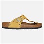 Birkenstock Womens Gizeh Flip Flops Ochre