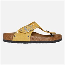 Birkenstock Womens Gizeh Flip Flops Ochre