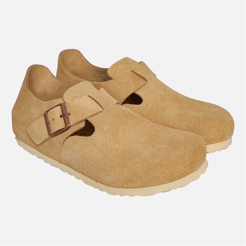 Birkenstock London Closed Clogs Latte Cream