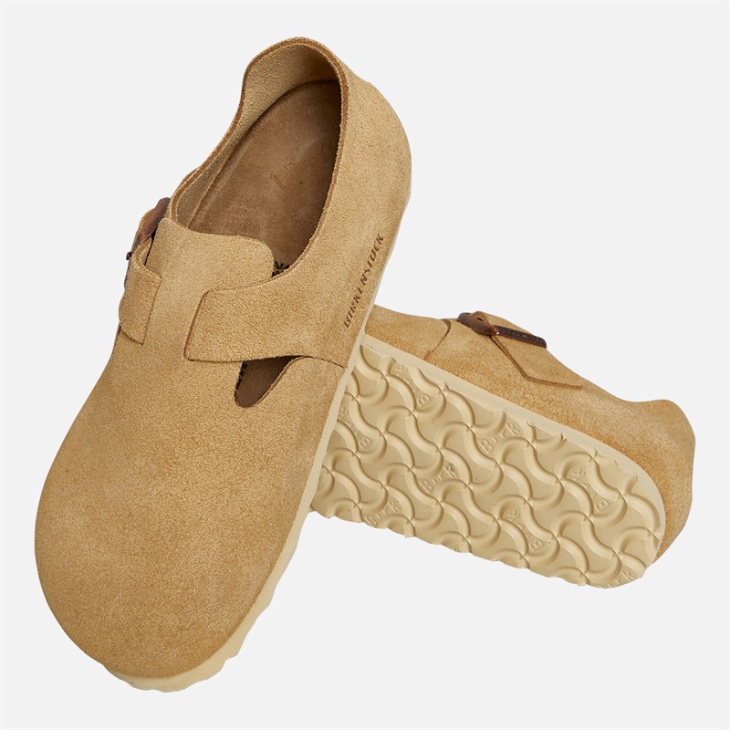 Birkenstock London Closed Clogs Latte Cream