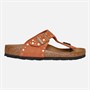 Birkenstock Womens Gizeh Flip Flops Dark Rust