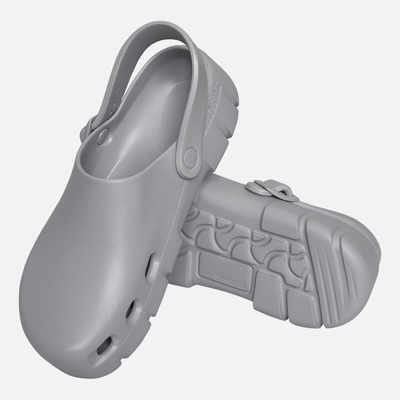 Birkenstock Birki Flow Ankle Strap Clogs Stone Coin