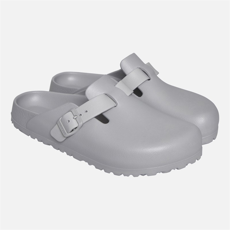 Birkenstock Womens Boston Clogs Stone Coin