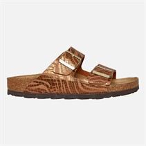 Birkenstock Womens Arizona Dual Strap Sandals Soft Zebra Pecan